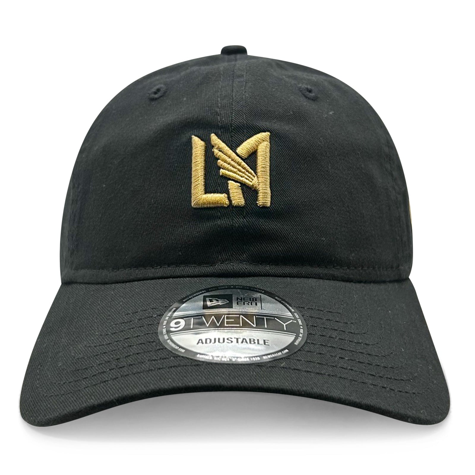 New Era LAFC 9Forty The League Adjustable Cap (Black/Gold) | SoccerWearhouse