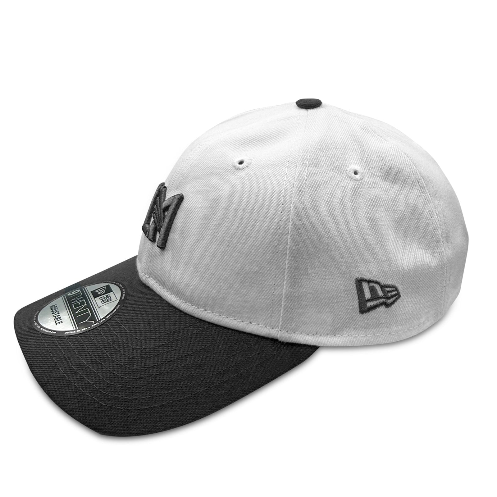 New Era LAFC 9Twenty Adjustable Hat (White/Dark Grey) | SoccerWearhouse