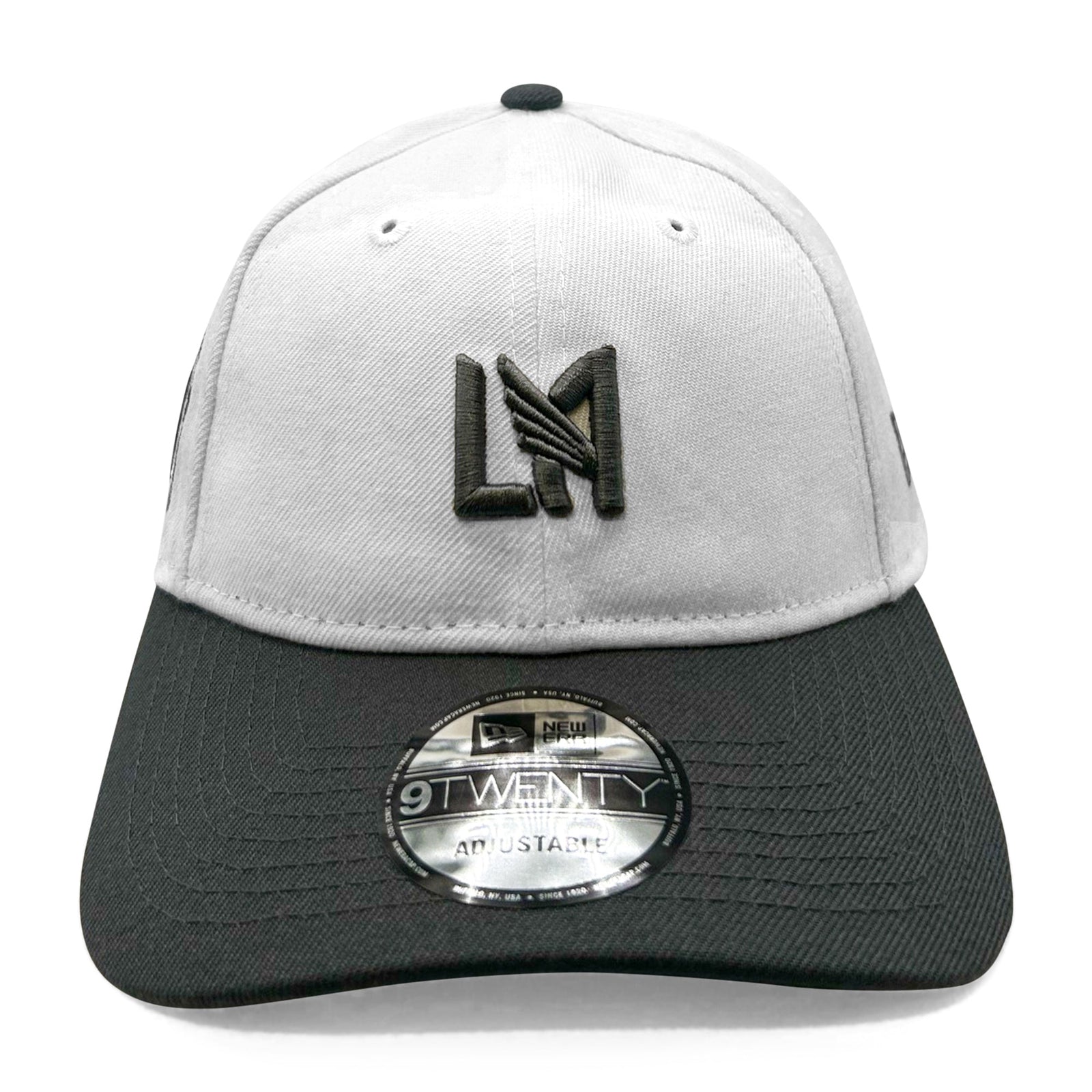 New Era LAFC 9Twenty Adjustable Hat (White/Dark Grey) | SoccerWearhouse