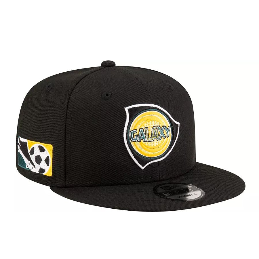 New Era Los Angeles LA Galaxy 9Fifty Third Jersey Hook Third Adjustable Hat (Black) | SoccerWearhouse