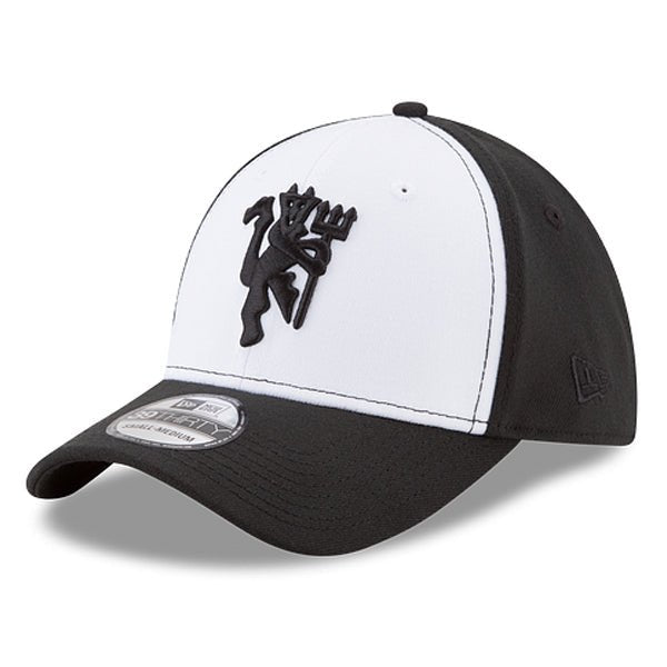 New Era Manchester United 3930 Cap (Black/White) | SoccerWearhouse