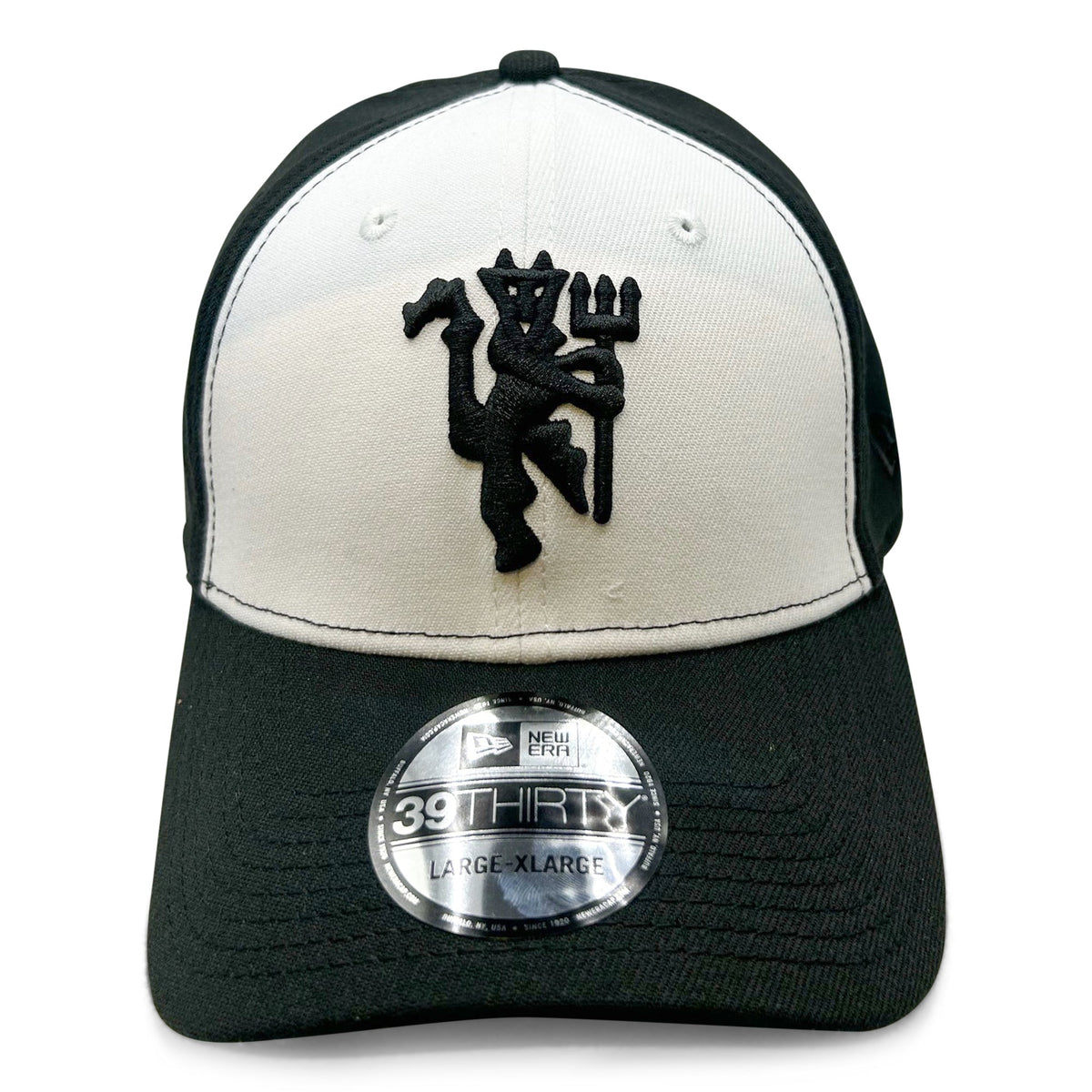 New Era Manchester United 3930 Cap (Black/White) | SoccerWearhouse