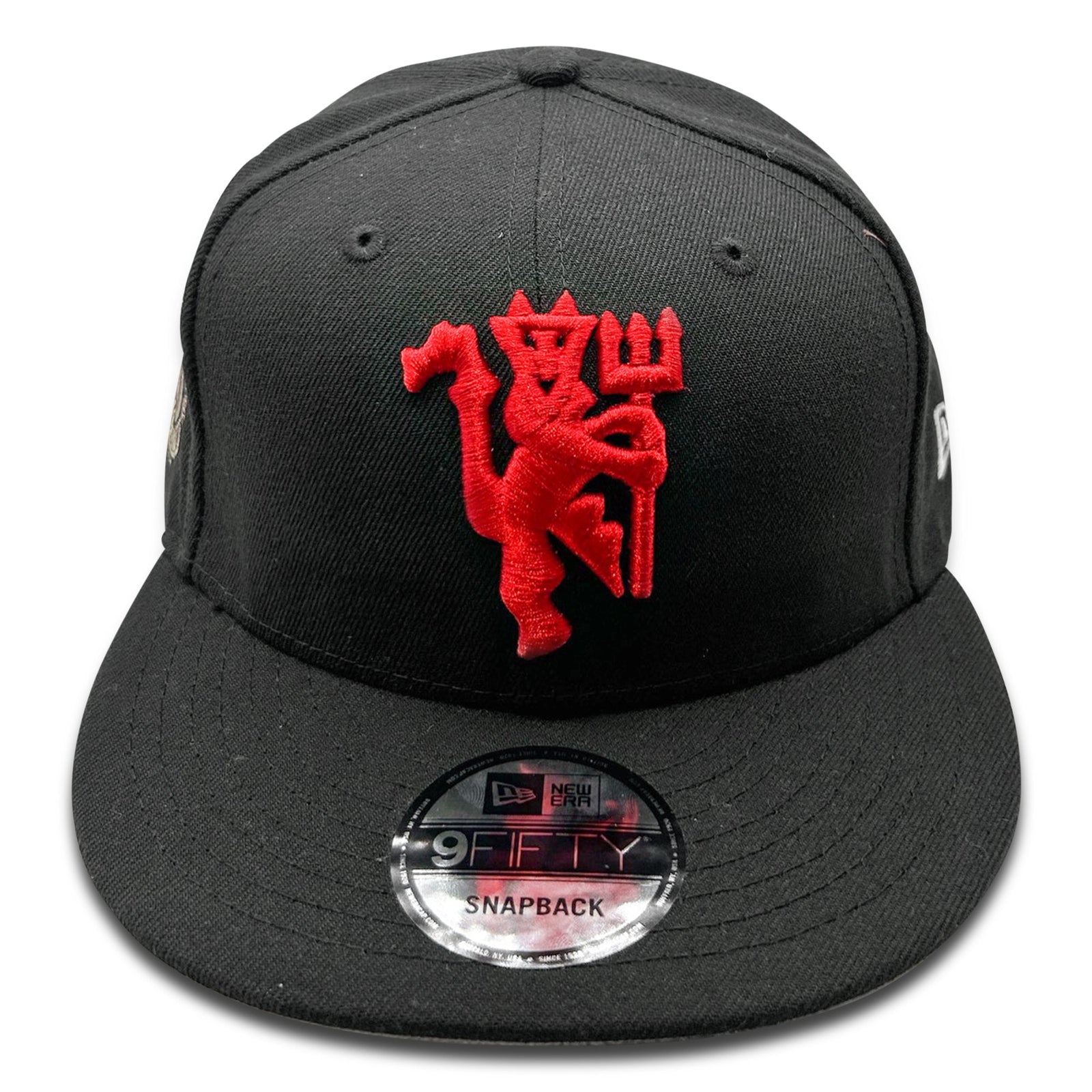 New Era Manchester United 9Fifty Snapback Hat (Black/Red) | SoccerWearhouse