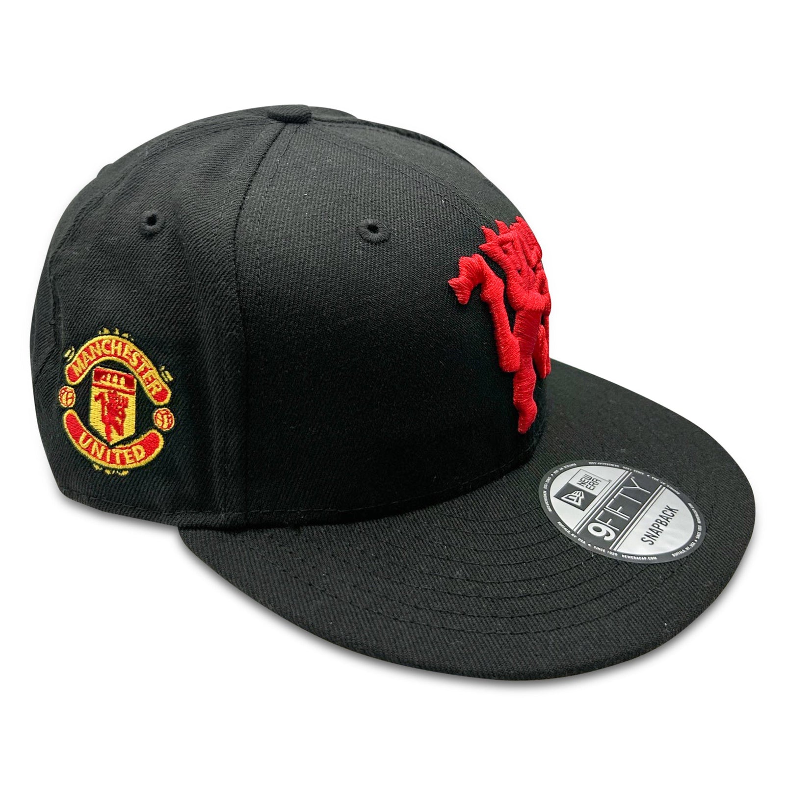 New Era Manchester United 9Fifty Snapback Hat (Black/Red) | SoccerWearhouse