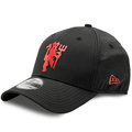 New Era Manchester United Quill Tech Cap Hat (Black/Red)