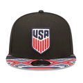 New Era United States 9Fifty Snapback Hat (Black/Red/White)