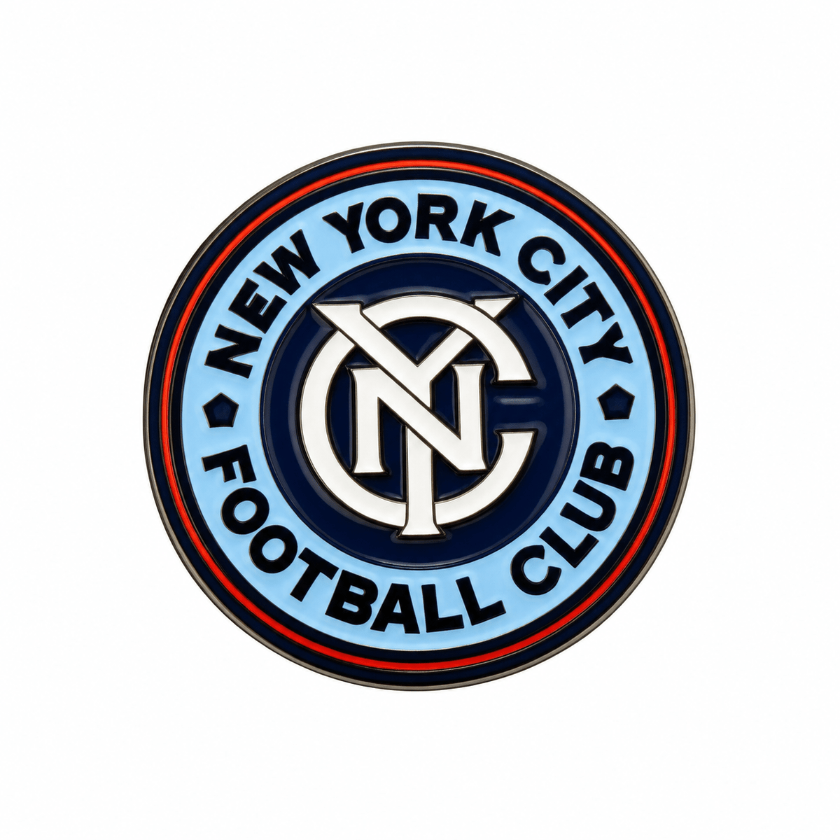 New York City FC NYCFC Enamel Pin | SoccerWearhouse
