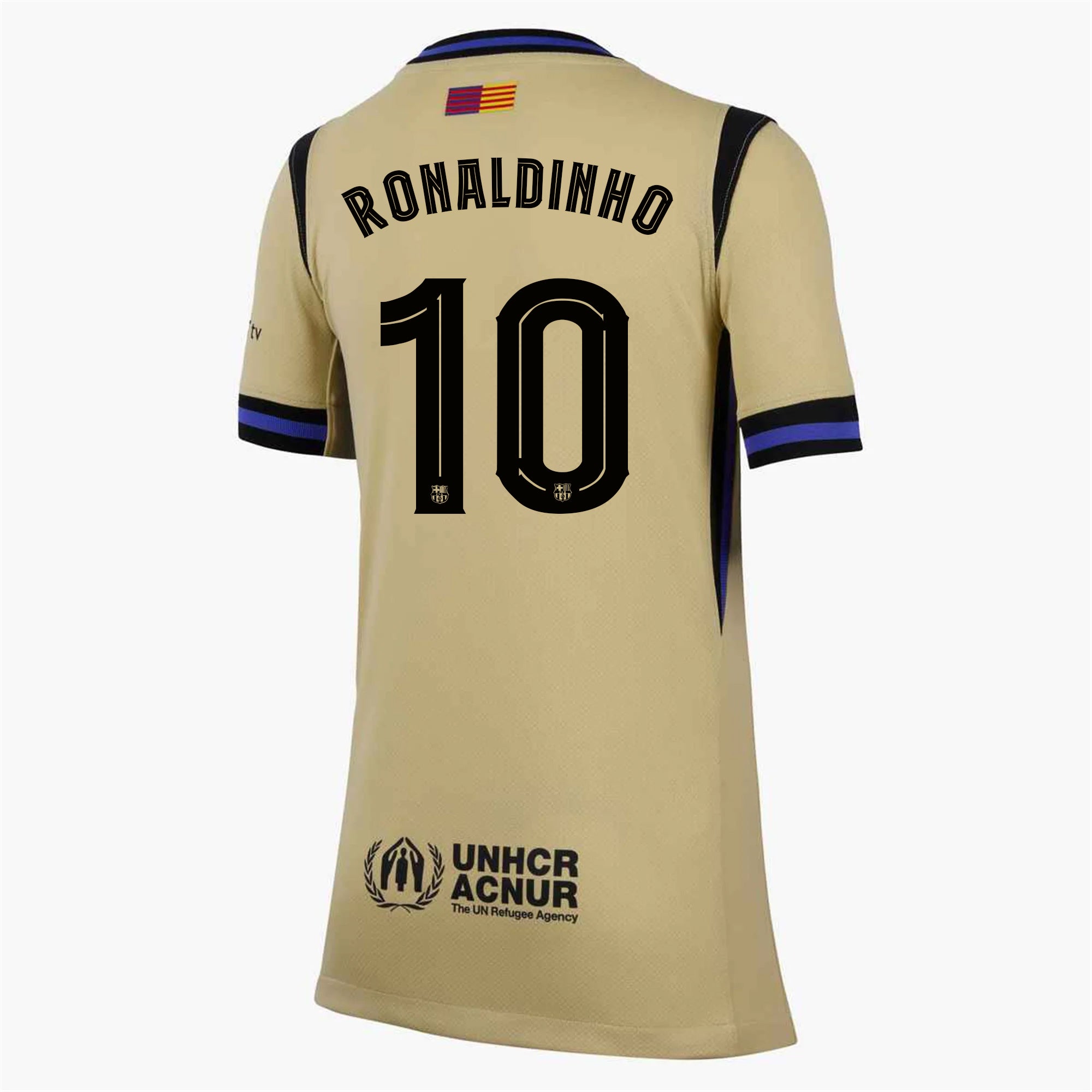 Nike Youth Ronaldinho FC Barcelona Away Jersey 25/26 (Team Gold