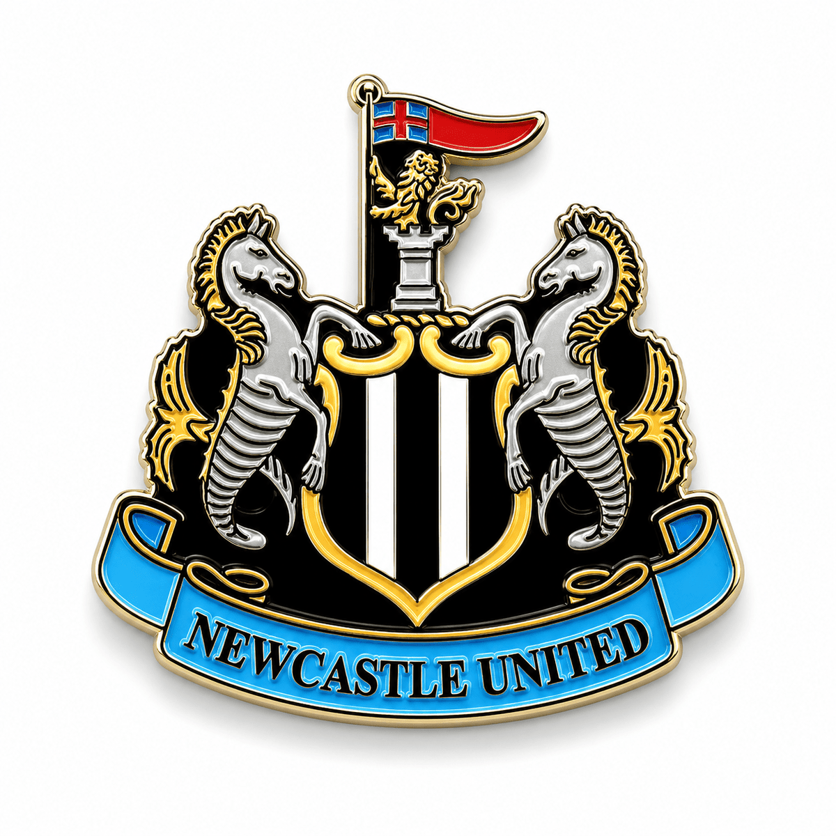 Newcastle United Enamel Pin | SoccerWearhouse