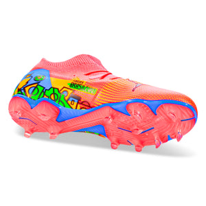 Puma Future 7 Match NJR FG/AG Soccer Cleats (Sunset Glow/Puma Black)