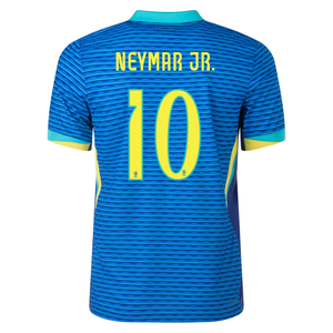 Nike Brazil Authentic Neymar Jr. Away Jersey 24/25 Soar/Dynamic Yellow)