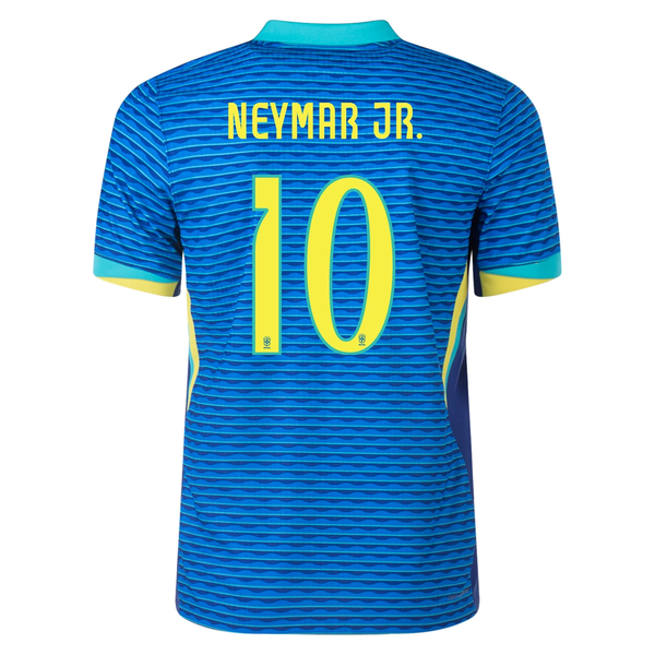 Nike Brazil Authentic Neymar Jr. Away Jersey 24/25 Soar/Dynamic Yellow ...