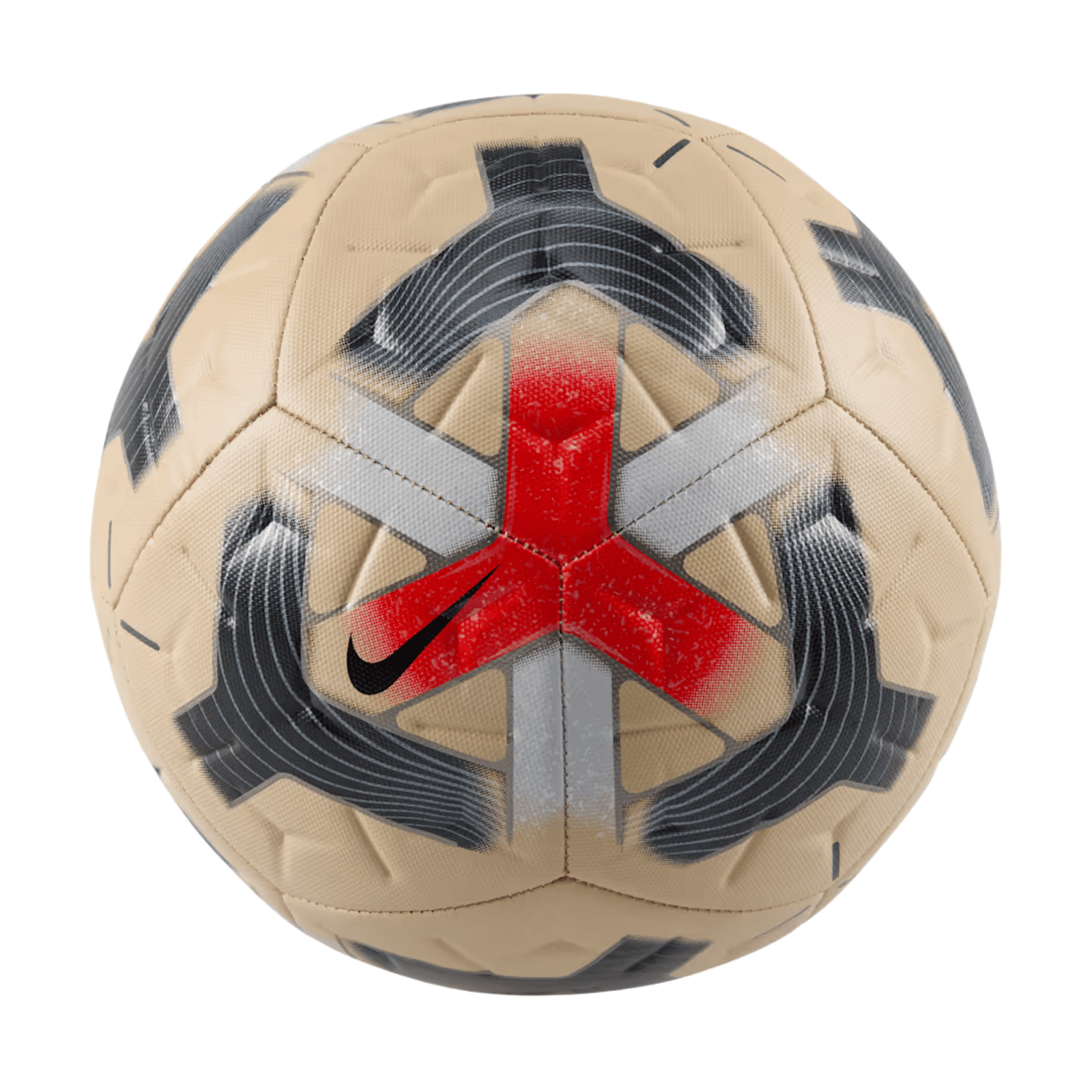 Nike Academy Soccer Ball (Linen/Bright Crimson/Black) | SoccerWearhouse
