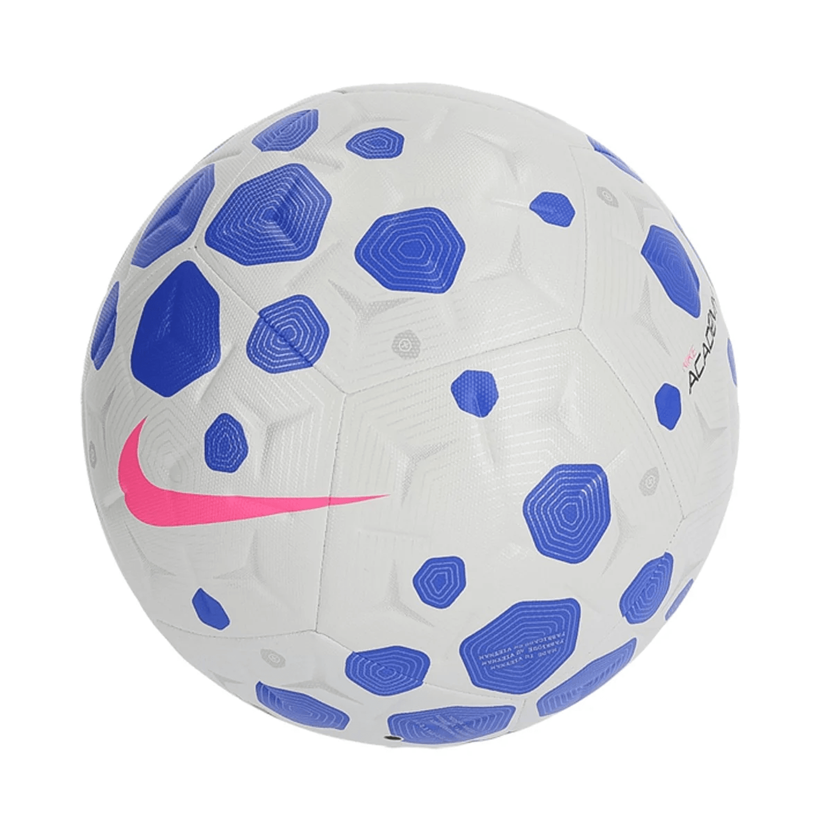 Nike Academy Soccer Ball (White/Racer Blue/Pink Blast) | SoccerWearhouse