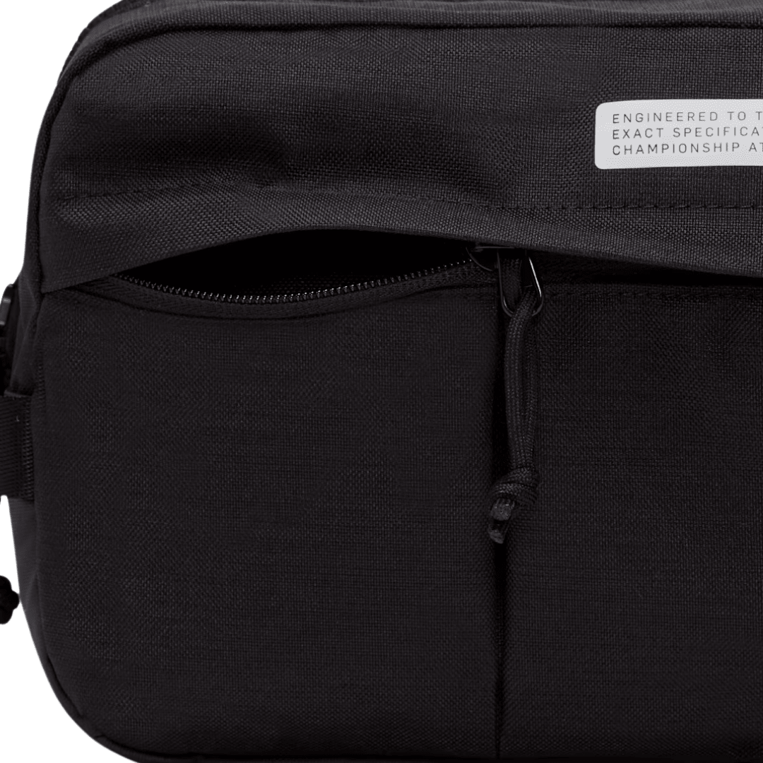Nike Academy Soccer Shoe Bag (Black/White) | SoccerWearhouse