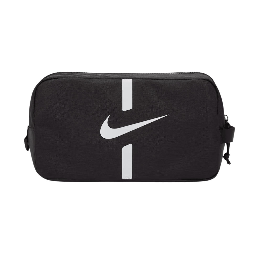 Nike Academy Soccer Shoe Bag (Black/White) | SoccerWearhouse