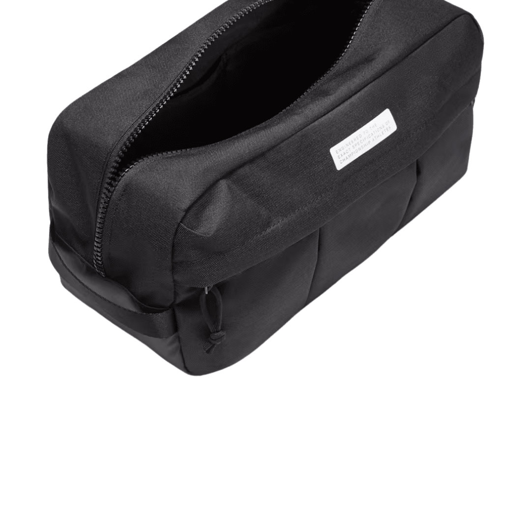 Nike Academy Soccer Shoe Bag (Black/White) | SoccerWearhouse