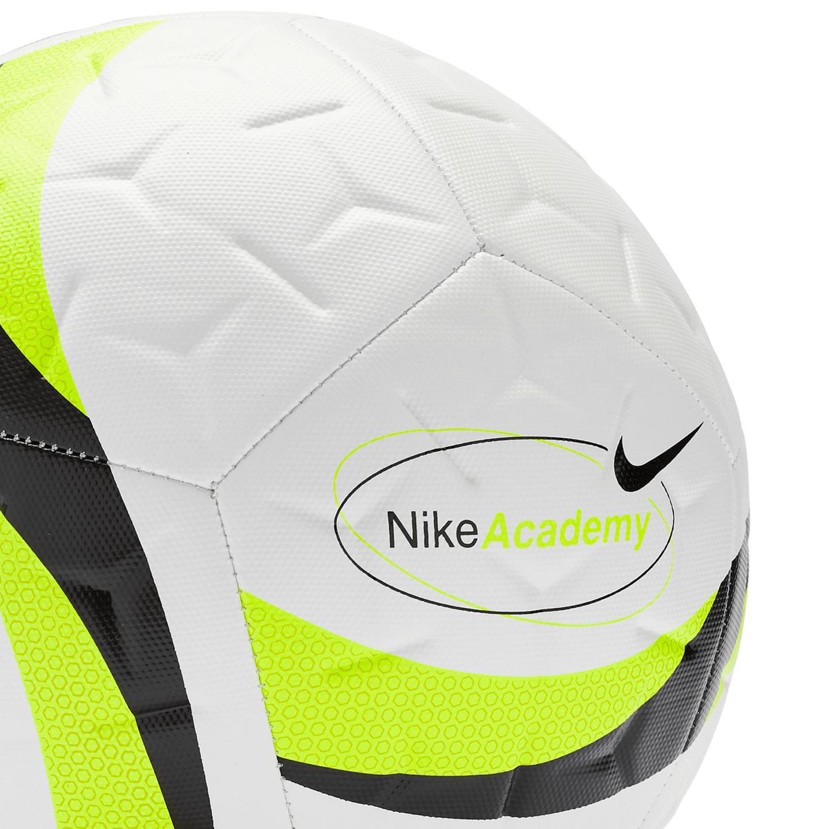 Nike Academy Team Soccer Ball (White/Volt/Black) | SoccerWearhouse