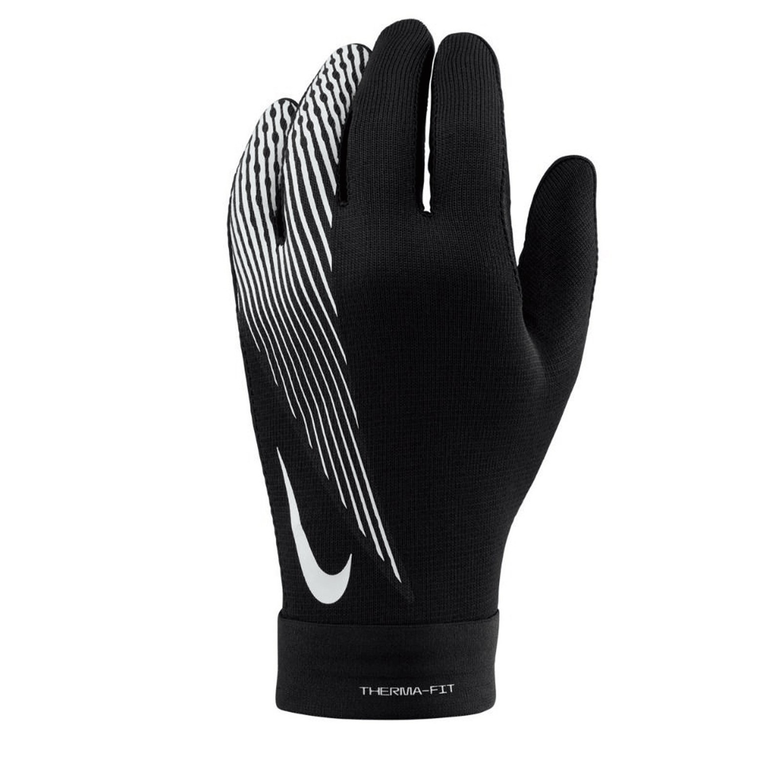 Nike Academy Thermafit Player Glove (Black/White) | SoccerWearhouse