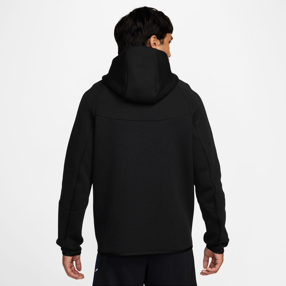 Nike Adult USMNT United States 2026 Tech Fleece Full Zip Hoodie (Black/Red) | SoccerWearhouse