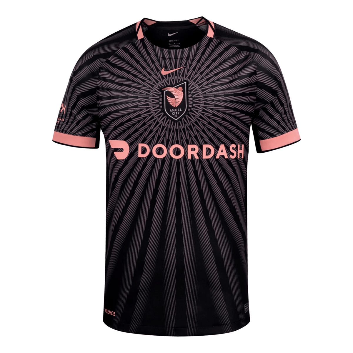 Nike Angel City Home Jersey 2026 (Black/Pink) | SoccerWearhouse