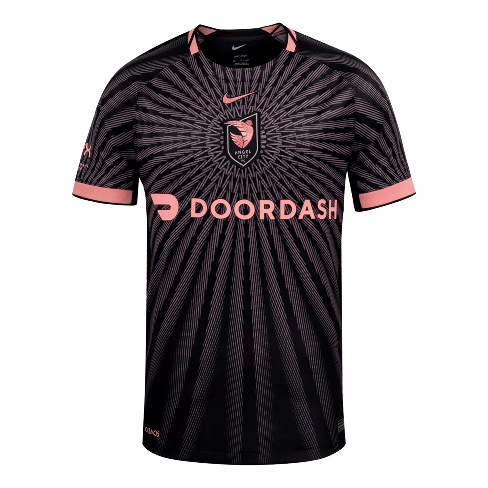 Nike Angel City Home Jersey 2026 (Black/Pink) | SoccerWearhouse