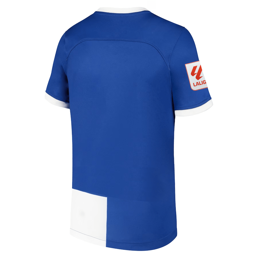 Nike Atletico Madrid Away Jersey w/ La Liga Patch 23/24 (Old Royal/White) | SoccerWearhouse