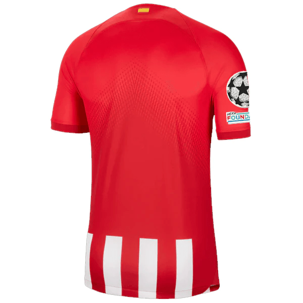 Nike Atletico Madrid Home Jersey w/ Champions League Patches 23/24 (Sport Red/Global Red) | SoccerWearhouse