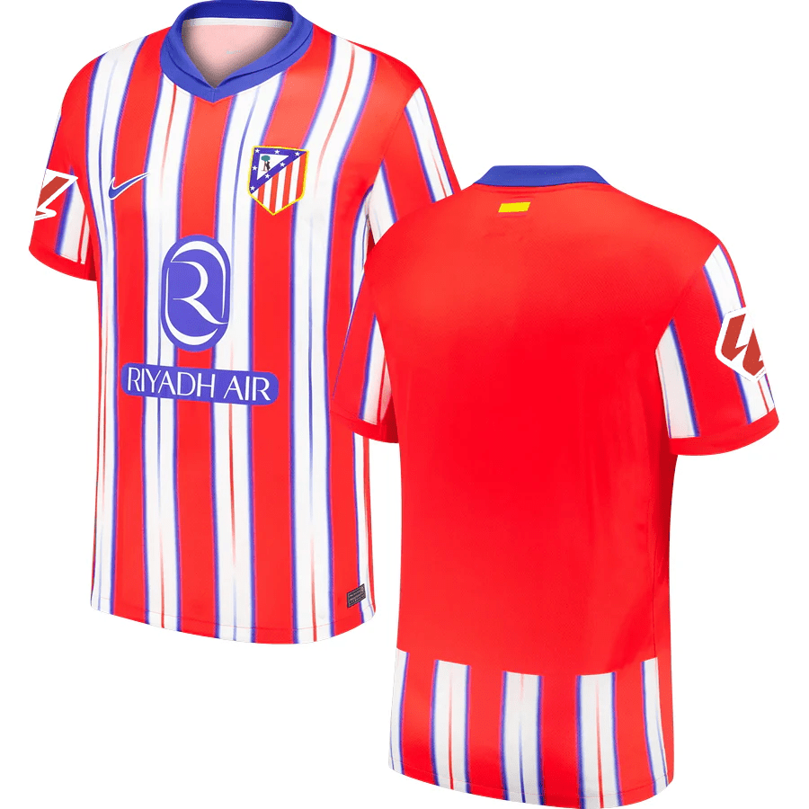 Nike Atletico Madrid Home Jersey w/ La Liga Patch 24/25 (Hyper Royal/Light Crimson) | SoccerWearhouse