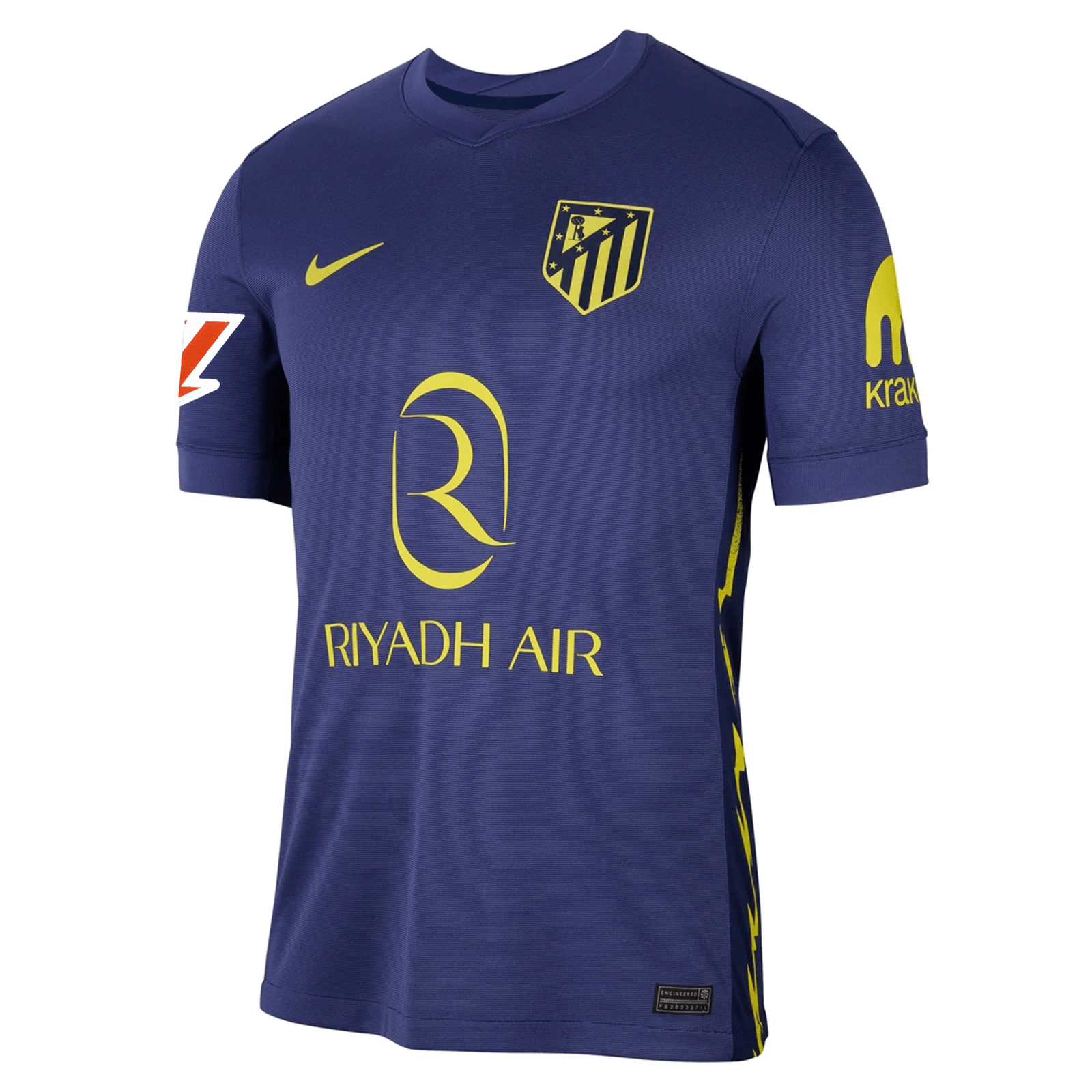 Nike Atlético Madrid Julian Alvarez Away Jersey w/ La Liga Patch 25/26 (Binary Blue/Vibrant Yellow) | SoccerWearhouse