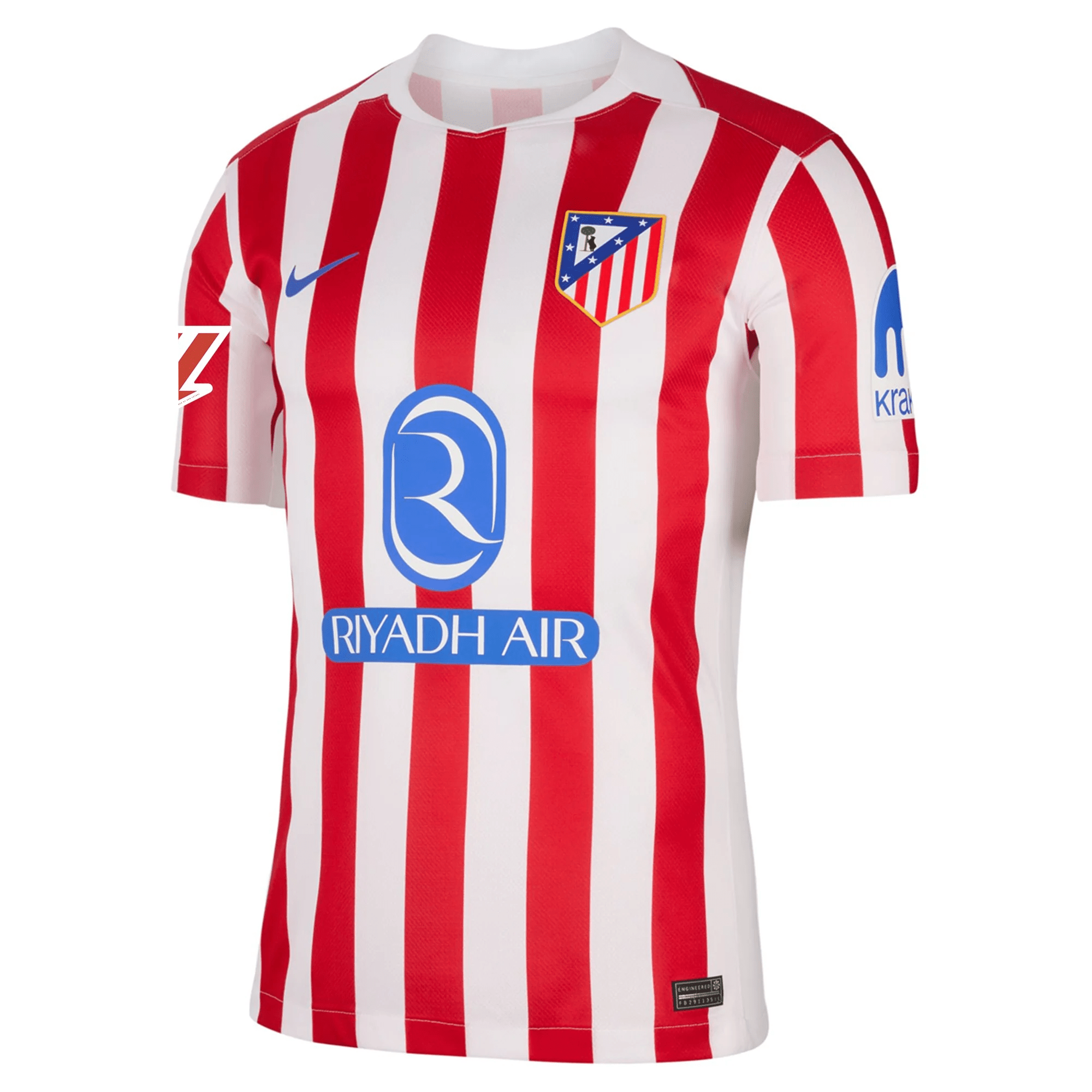 Nike Atletico Madrid Julian Alvarez Home Jersey w/ La Liga Patch 25/26