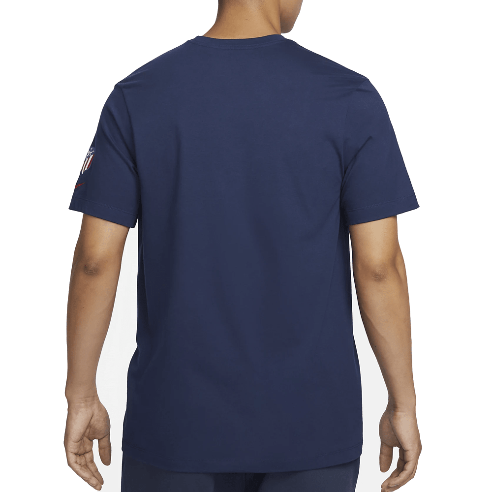 Nike Atletico Madrid Just Do It T-Shirt (Navy/Red) | SoccerWearhouse