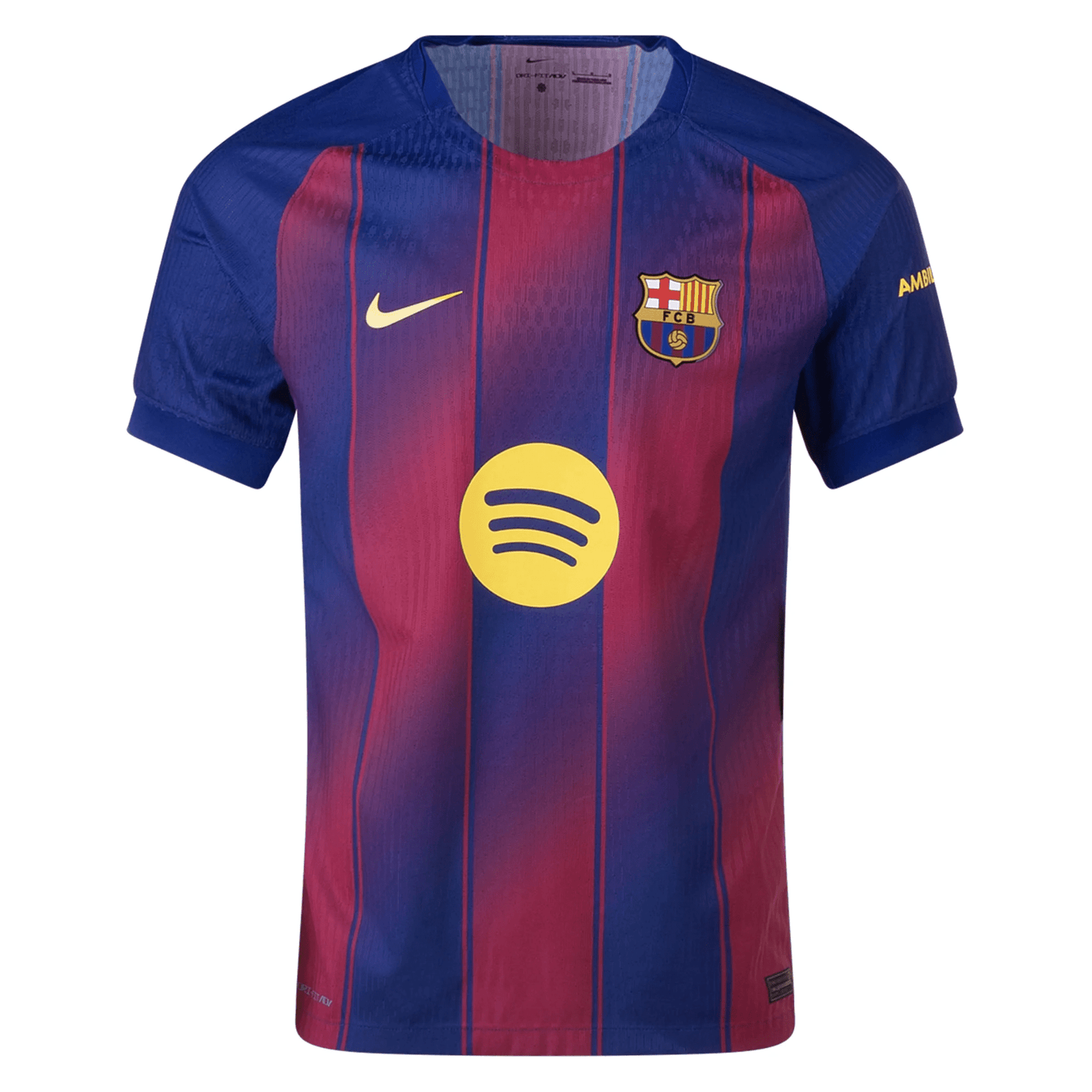 Nike Barcelona Authentic Home Jersey 25/26 (Deep Royal Blue/Midwest Gold) | SoccerWearhouse