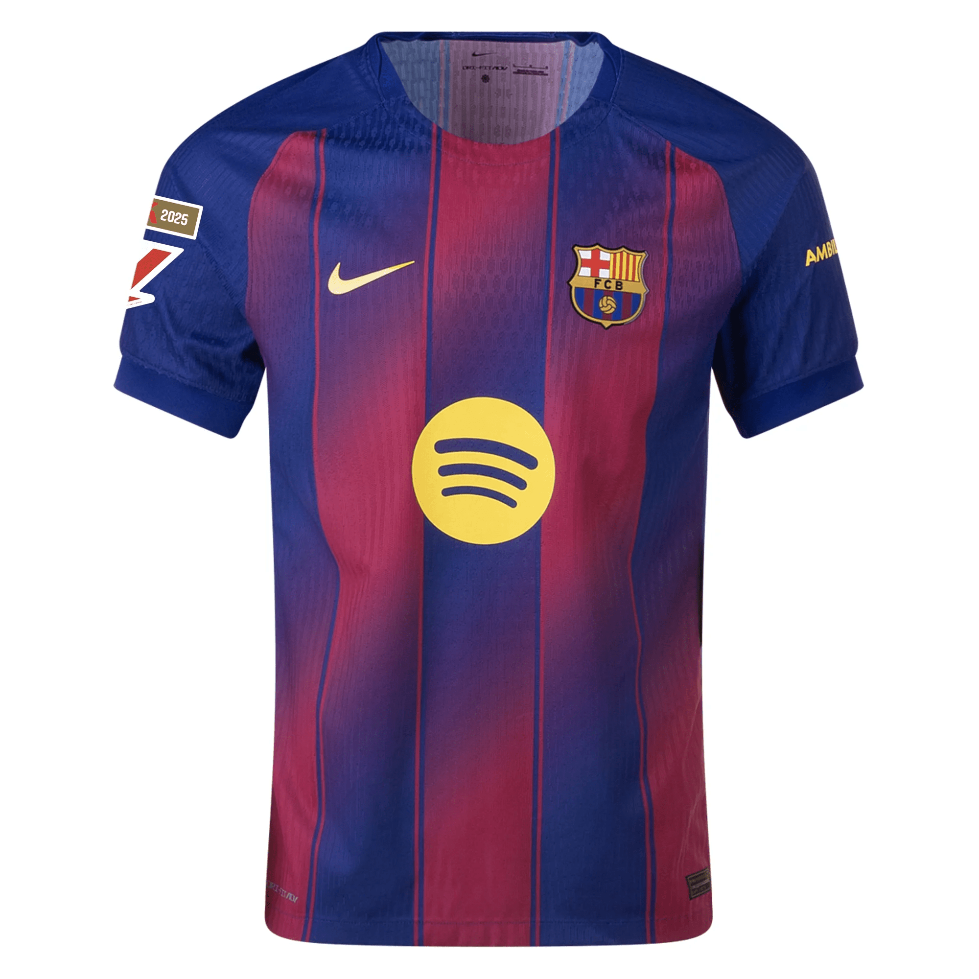 Nike Barcelona Authentic Dani Olmo Home Jersey w/ La Liga Champion Pat
