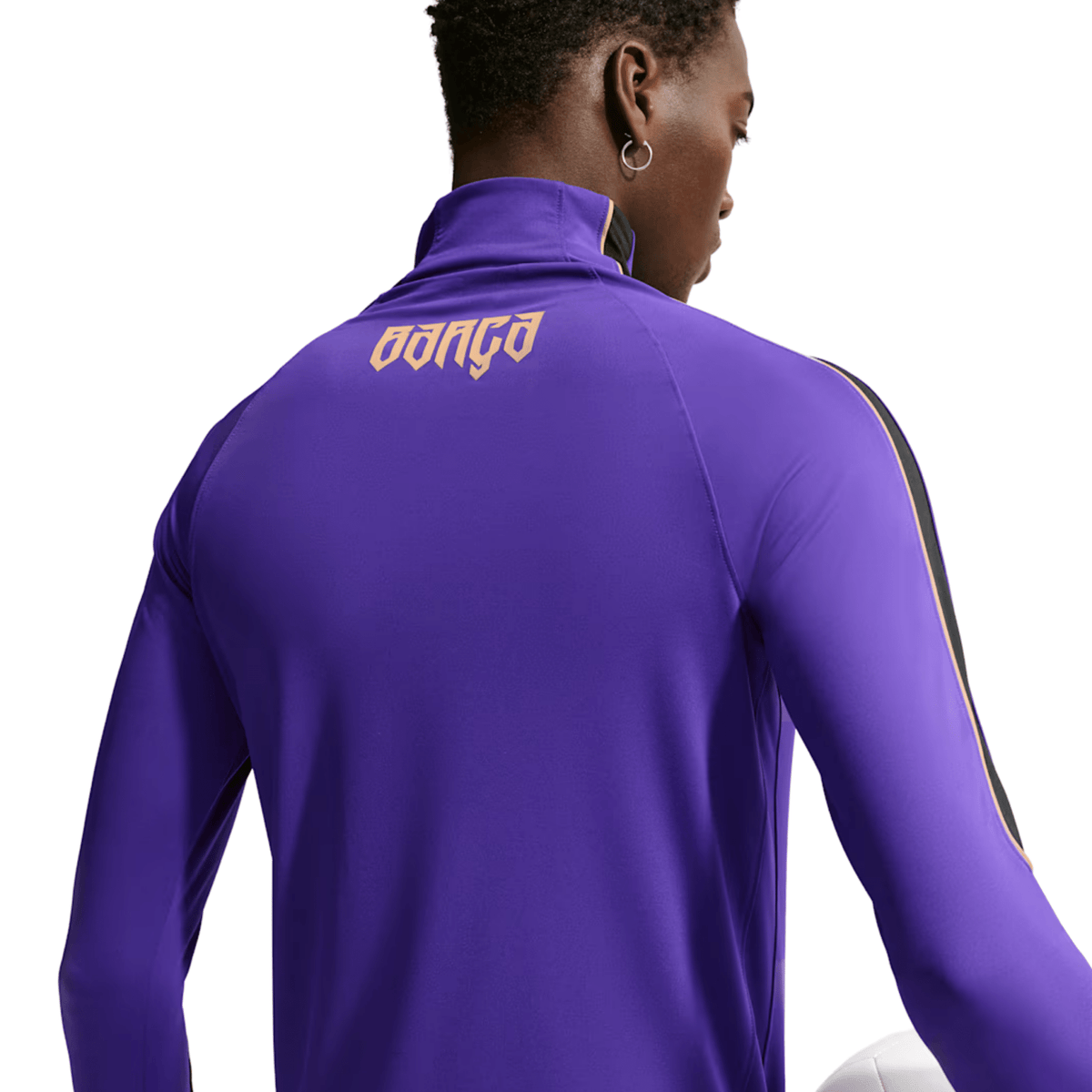 Nike Barcelona Away Strike Drill Top 26/27 (Purple/Black/Metallic Gold) | SoccerWearhouse