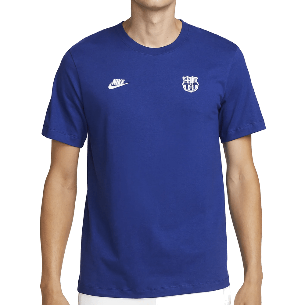 Nike Barcelona Essential T-Shirt 23/24 (Deep Royal Blue) | SoccerWearhouse