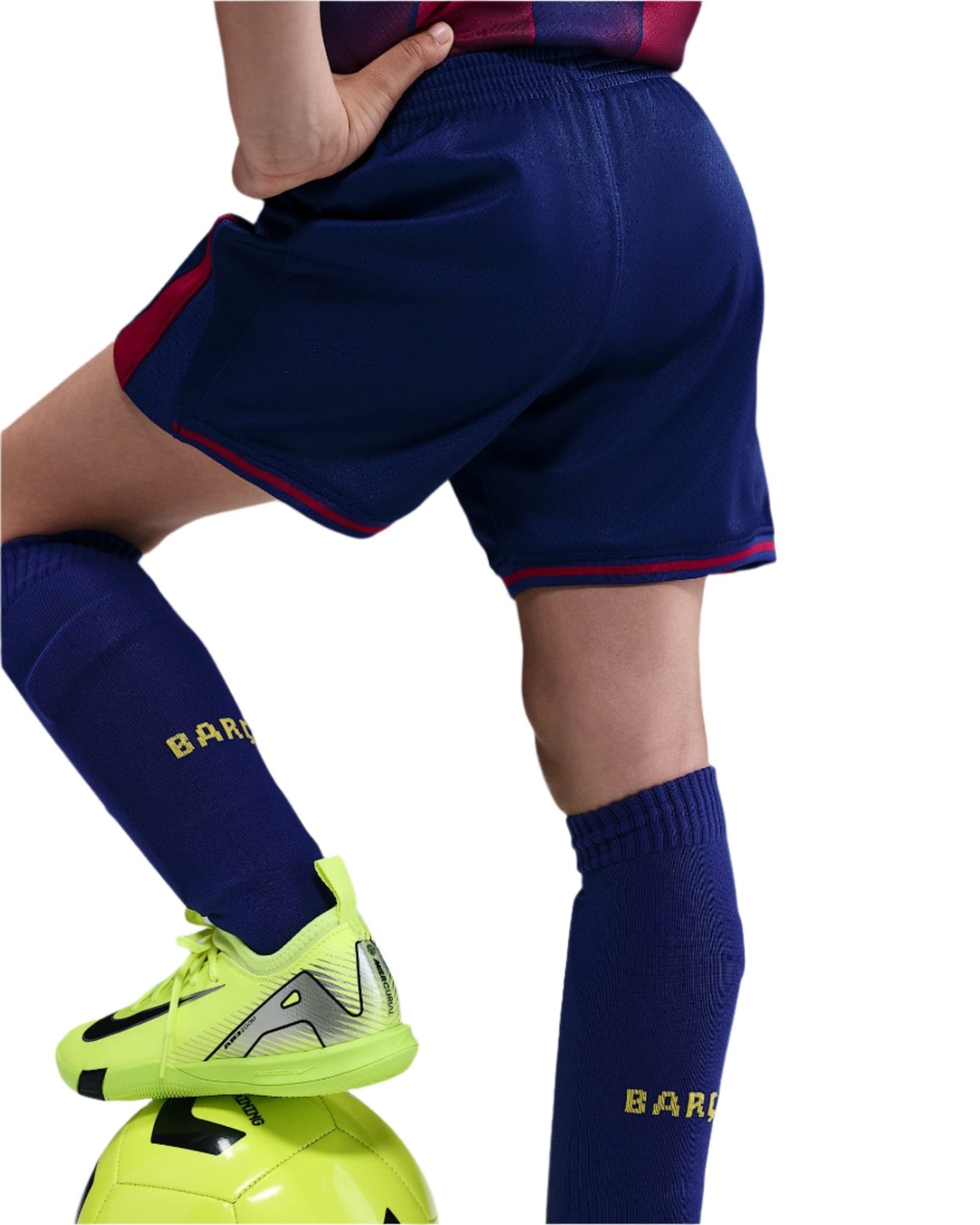 Nike Barcelona Little Kids 3 - Piece Home Kit 25/26 (Deep Royal Blue/Midwest Gold) | SoccerWearhouse