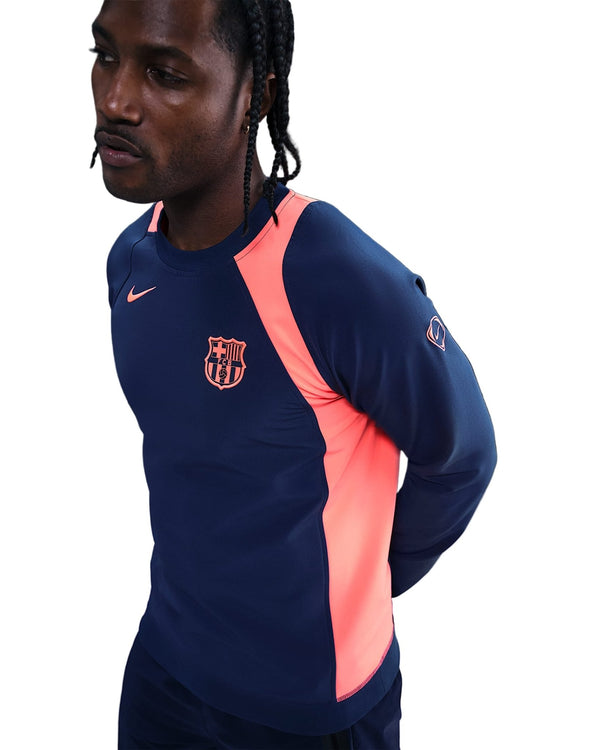 Nike Barcelona Third Total 90 Crew Neck Top 25/26 (Midnight Navy/Brigh
