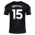 Nike Bergvall Tottenham Hotspur Authentic Away Jersey 25/26 w/ EPL Patch (Black/Iron)