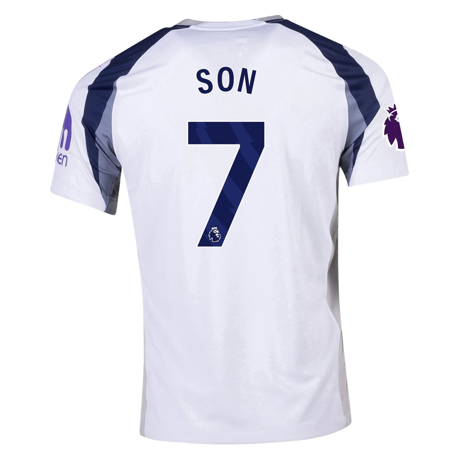 Nike Bissouma Tottenham Hotspurs Home Jersey w/ EPL + No Room For Racism Patch 25/26 (White/Iron/Binary Blue) | SoccerWearhouse