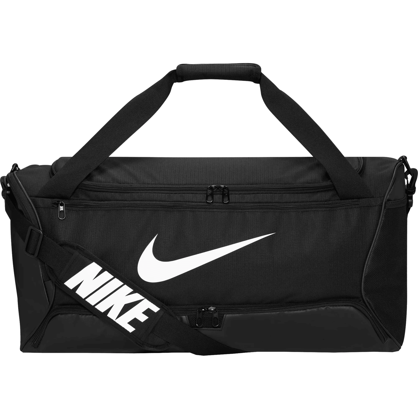 Nike Brasilia 9.5 Training Duffel Bag (Black/White) | SoccerWearhouse