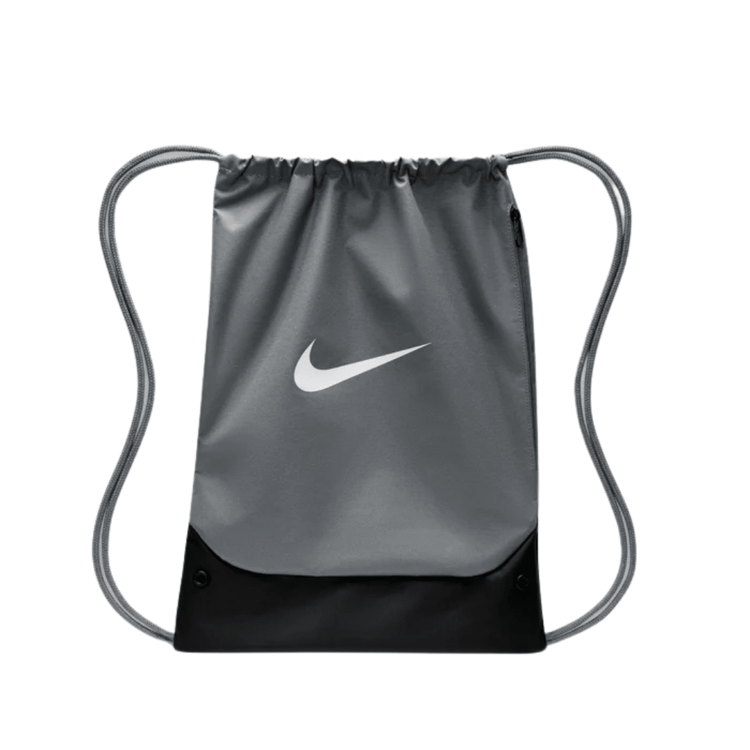 Nike Brasilia Drawstring Bag (Grey) | SoccerWearhouse