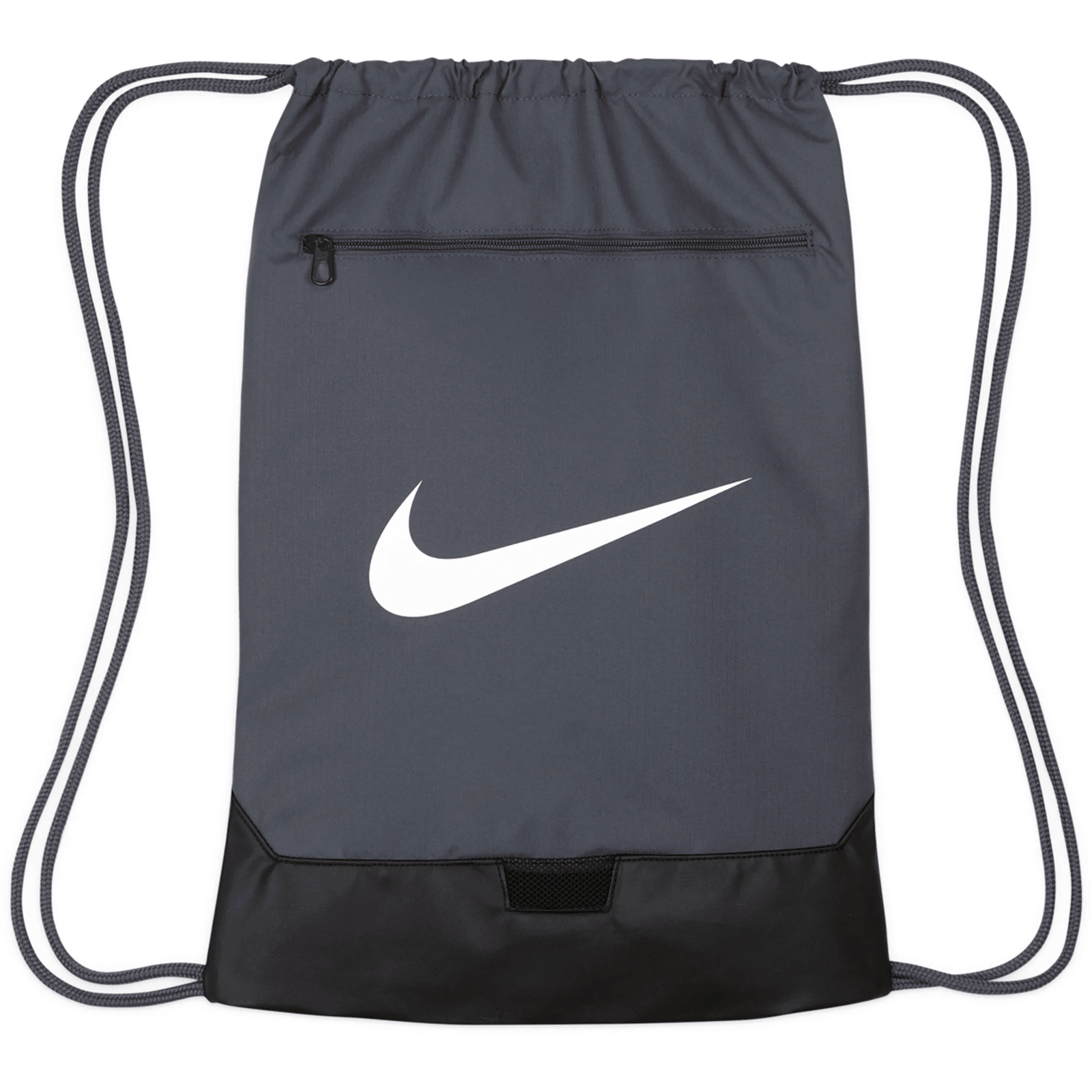 Nike Brasilia Gym Sack Bag (Iron Grey) | SoccerWearhouse