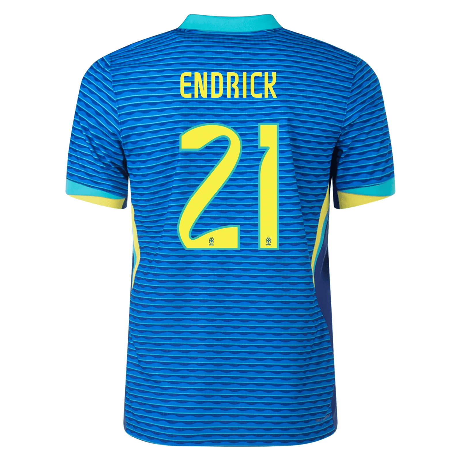 Nike Brazil Authentic Endrick Away Jersey 24/25 Soar/Dynamic Yellow) | SoccerWearhouse