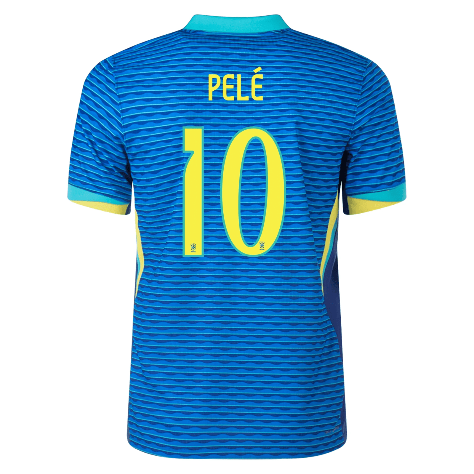 Nike Brazil Authentic Pele Away Jersey 24/25 Soar/Dynamic Yellow) | SoccerWearhouse