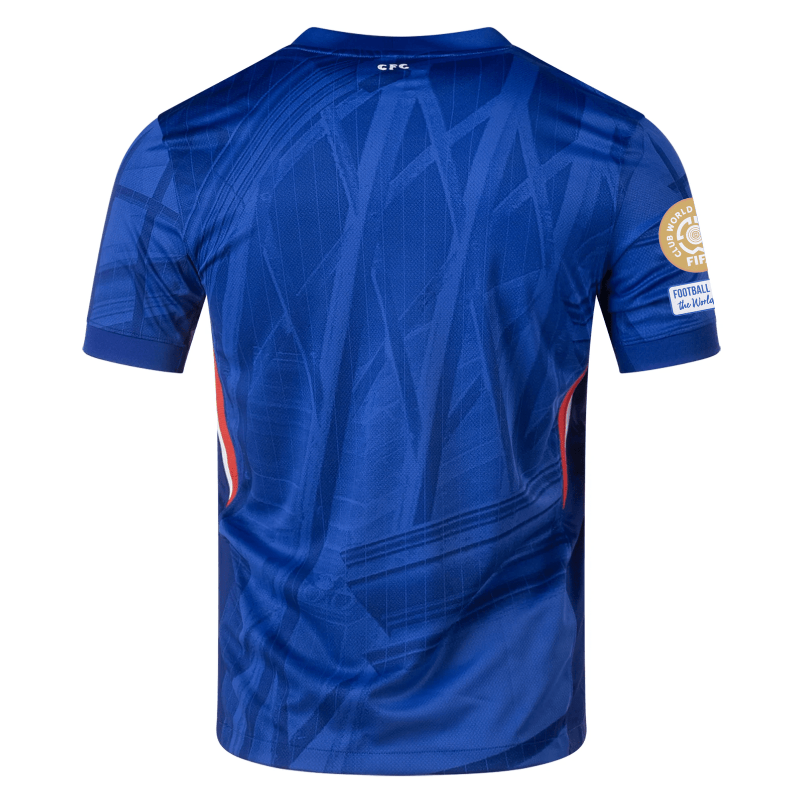 Nike Moisés Caicedo Chelsea Home Jersey w/ Club World Cup Champion Patches 25/26 (Rush Blue/White/Speed Red) | SoccerWearhouse