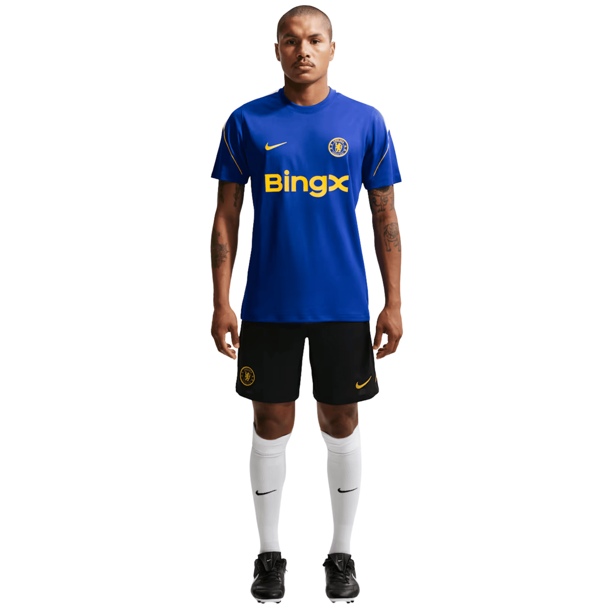 Nike Chelsea Strike Jersey 26/27 (Bright Royal/Gold) | SoccerWearhouse