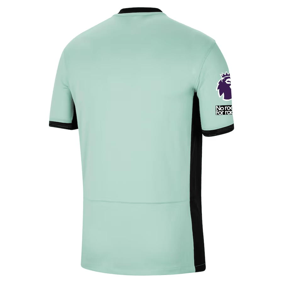 Nike Chelsea Third Jersey w/ EPL + No Room For Racism Patches 23/24 (Mint Foam/Black) | SoccerWearhouse