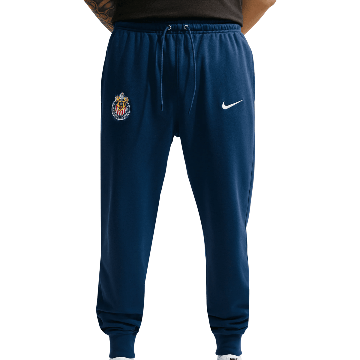 Nike Chivas French Terry Jogger Pants 26/27 (Brave Blue/White) | SoccerWearhouse