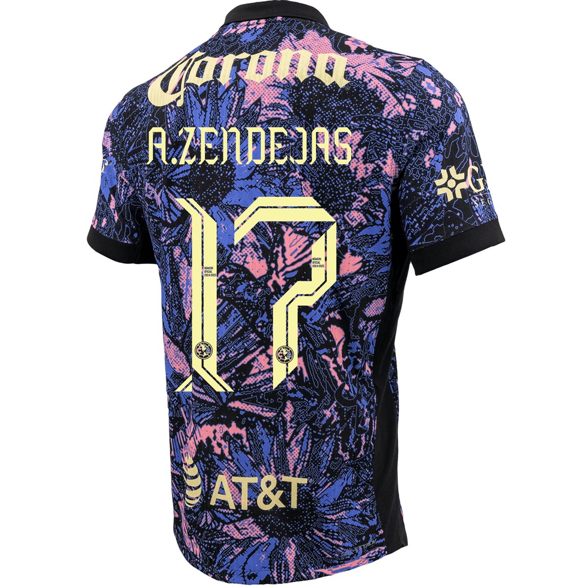 Nike Club America Authentic Alejandro Zendejas Third Jersey 24/25 (Purple) | SoccerWearhouse